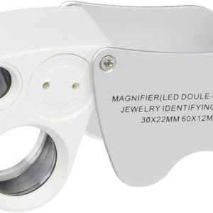 LED Double Jewelry Magnifier Tool