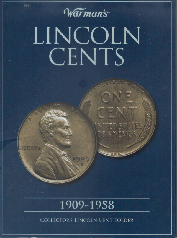 The Lincoln Cent 1909-1958 Collector's Whitman Folder! Whitman - Folder to hold or display your coins!