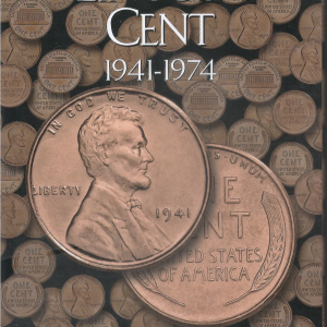 Lincoln Cents 1941-1974 Whitman - Folder to hold or display your coins!