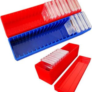 Nice Coin Storage Box for 20 Slabs! Red