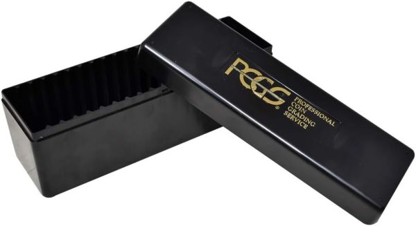 PCGS Nice Storage Box for 20 Coin Slabs! Black