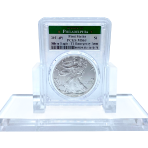 Nice Clear Coin Display Stand for Coin Slabs! - 1 Stand