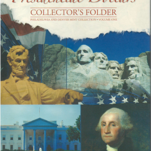 Presidential Dollars, Vol. 1, P and D Whitman - Folder to hold or display your coins!