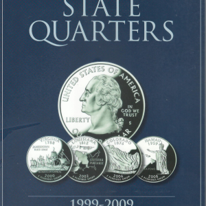 Title: State Quarters 1999-2009 Collector's Whitman - Folder to hold or display your coins!
