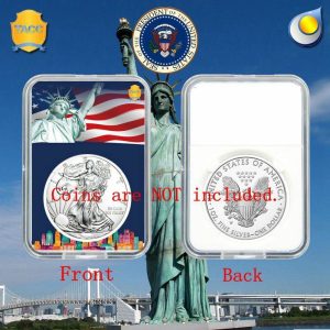 TACC Coin Slab Display Holder 40 mm (50 slab holders) For American Silver Eagle or other 40 mm Coins