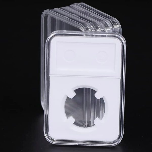 Coin Slab Protector Display (10 Coin Slab Holders) 24 mm For U.S. 25 Cent Quarter Coins