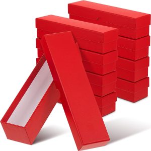 ‎Teling 8pc Coin Storage Box 2 x 2 In Red