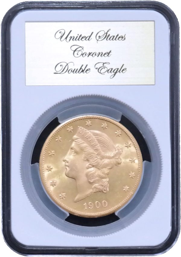 Elite Certified Slab - Style Coin Holder US $1 Liberty Head Type 1 Gold Dollar 1849 – 1854 (Also Mexico 2 Peso Gold 1919 – 1948)