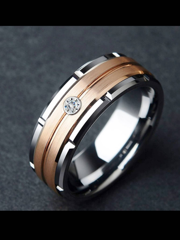 Fashionable And Chic Titanium Steel Ring