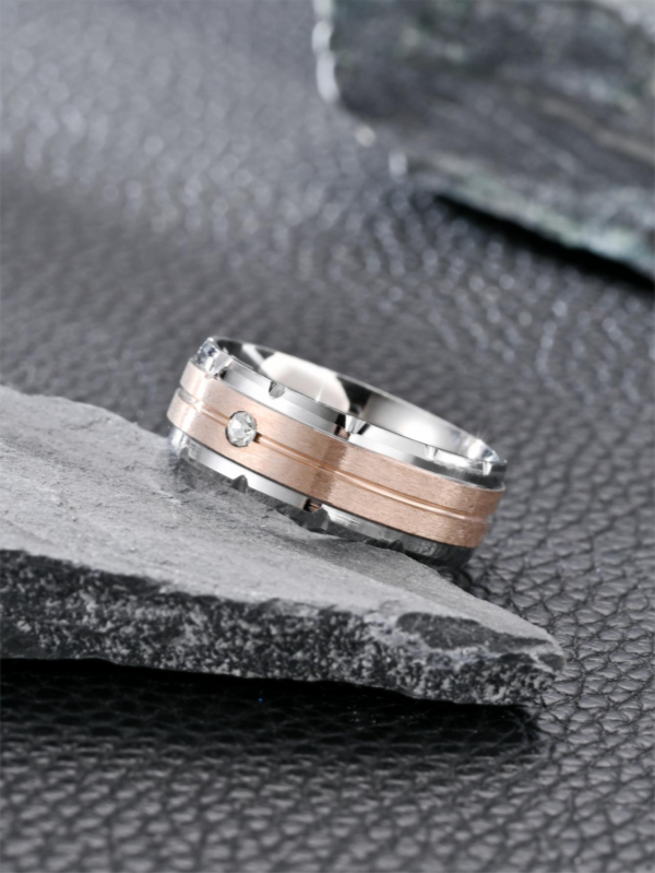 Fashionable And Chic Titanium Steel Ring