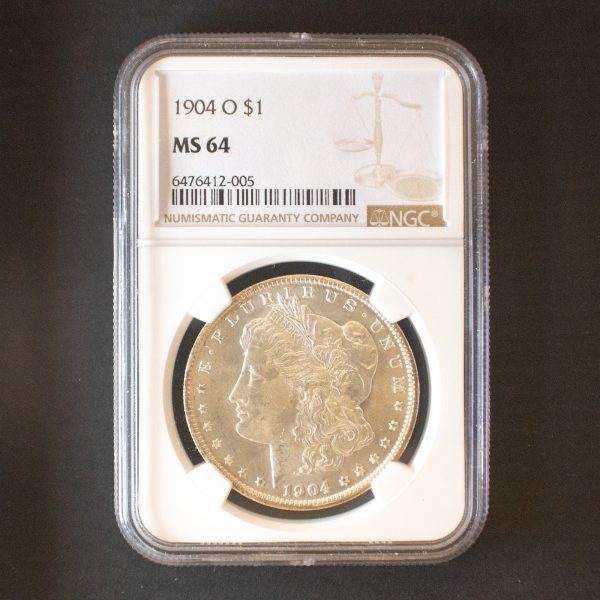 1904 O $1 Morgan Silver Dollar MS64 / BU / Certified Coin