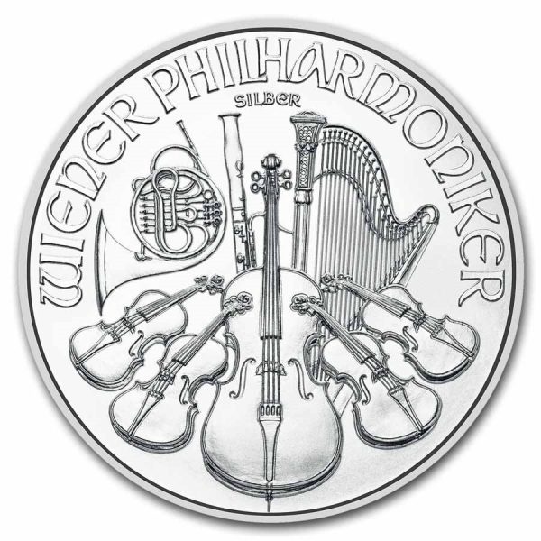 2023 1.5 Euros Austrian Philharmonic Silver Brilliant UNC New Coin