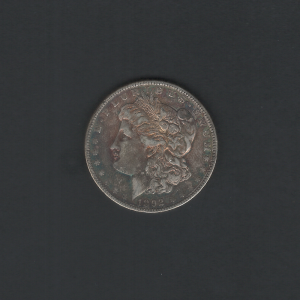 1892 $1 Morgan Silver Dollar AU55 Coin